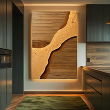 Load image into Gallery viewer, Wood Rift Wall Art