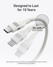 Load image into Gallery viewer, Anker USB-C to USB-C Cable (3 ft / 6 ft, 240W, Upcycled-Braided)