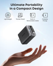 Load image into Gallery viewer, Anker Nano Charger (35W, Built-In Retractable USB-C Cable)