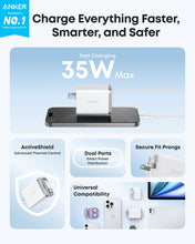 Load image into Gallery viewer, Anker Nano Charger (35W, Built-In Retractable USB-C Cable)