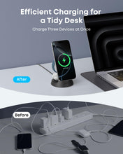 Load image into Gallery viewer, Anker MagGo Wireless Charging Station (3-in-1, Dock Stand)