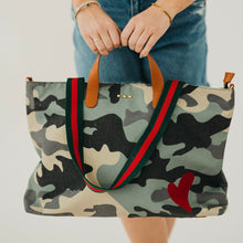 Load image into Gallery viewer, Chelsie Canvas Printed Tote - CAMO PREORDER!