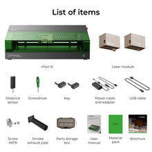 Load image into Gallery viewer, xTool S1 + 1064nm IR Laser Kit: Enclosed Diode Laser Engraver & Cutter