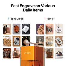 Load image into Gallery viewer, xTool F2 5W IR & 15W Diode Portable Dual Laser Engraver