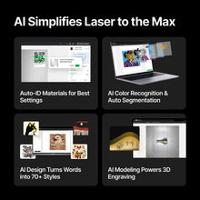 Load image into Gallery viewer, xTool F2 Ultra 60W MOPA & 40W Diode Dual Laser Engraver