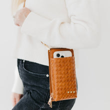 Load image into Gallery viewer, Woven Double Duty Phone Bag