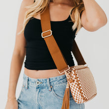 Load image into Gallery viewer, Woven Willow Camera Crossbody Bag