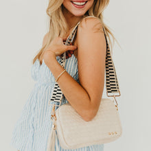 Load image into Gallery viewer, Woven Willow Camera Crossbody Bag