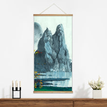 Load image into Gallery viewer, Customizable Canvas Poster Print with Wood Frame Hanger