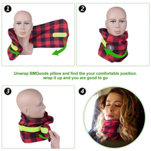 Load image into Gallery viewer, Modern Travel Pillow - Grid