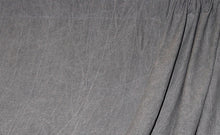 Load image into Gallery viewer, Savage Dark Gray Washed Muslin Backdrop