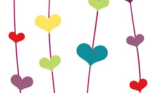 Load image into Gallery viewer, Savage Floating Hearts Printed Background Paper
