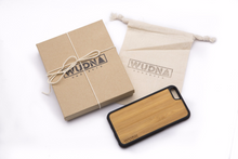 Load image into Gallery viewer, Slim Wooden Phone Case | Sawtooth Mountains Traveler