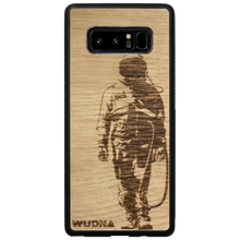Load image into Gallery viewer, Slim Wooden Phone Case | Banksy Astronaut