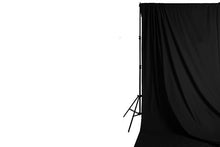 Load image into Gallery viewer, Savage Black Solid Colored Muslin Backdrop