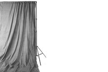 Load image into Gallery viewer, Savage Dark Gray Washed Muslin Backdrop