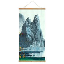 Load image into Gallery viewer, Customizable Canvas Poster Print with Wood Frame Hanger