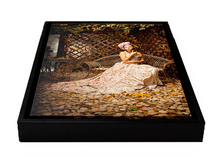 Load image into Gallery viewer, Customizable Framed Leather Gallery Wrap