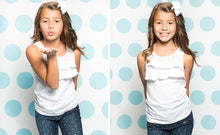 Load image into Gallery viewer, Savage Aqua Polka Dots Printed Background Paper
