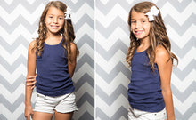 Load image into Gallery viewer, Savage Gray & White Chevron Printed Background Paper