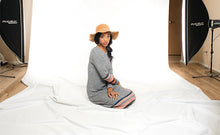 Load image into Gallery viewer, Savage Portrait White Canvas Backdrop