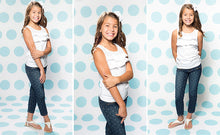 Load image into Gallery viewer, Savage Aqua Polka Dots Printed Background Paper