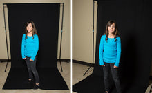 Load image into Gallery viewer, Savage Black Wrinkle-Resistant Backdrop