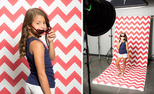 Load image into Gallery viewer, Savage Red & White Chevron Printed Background Paper