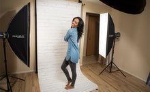 Load image into Gallery viewer, Savage White Brick Printed Background Paper