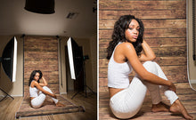 Load image into Gallery viewer, Savage Worn Planks Printed Background Paper