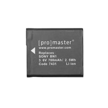 Load image into Gallery viewer, Promaster Sony NP-BN1 Li-ion battery