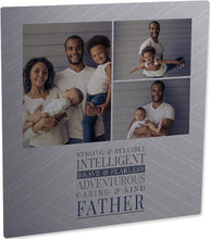 Load image into Gallery viewer, Customizable 8x8 Metal Print - Strong and Reliable Father