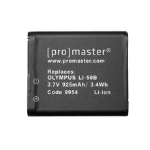 Load image into Gallery viewer, Promaster Olympus Battery LI-50B Xtrapower Lithium Ion