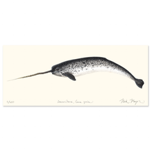Load image into Gallery viewer, Narwhal Masterwork Canvas