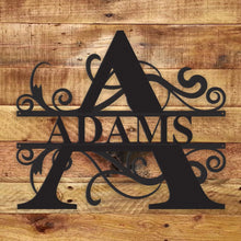 Load image into Gallery viewer, Fancy Monogram - Metal Wall Art/Decor