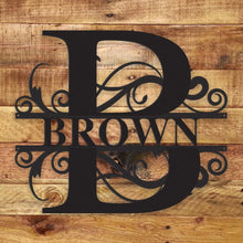 Load image into Gallery viewer, Fancy Monogram - Metal Wall Art/Decor