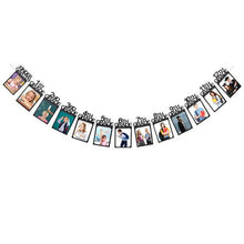 Load image into Gallery viewer, Child Graduation Party Photo Frame Bunting Black