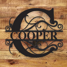 Load image into Gallery viewer, Fancy Monogram - Metal Wall Art/Decor
