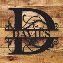 Load image into Gallery viewer, Fancy Monogram - Metal Wall Art/Decor