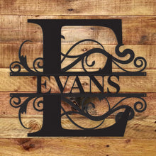 Load image into Gallery viewer, Fancy Monogram - Metal Wall Art/Decor