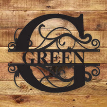 Load image into Gallery viewer, Fancy Monogram - Metal Wall Art/Decor