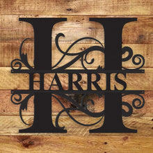 Load image into Gallery viewer, Fancy Monogram - Metal Wall Art/Decor
