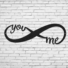 Load image into Gallery viewer, Infinity - You + Me - Metal Wall Art/Decor
