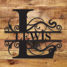 Load image into Gallery viewer, Fancy Monogram - Metal Wall Art/Decor