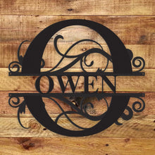 Load image into Gallery viewer, Fancy Monogram - Metal Wall Art/Decor