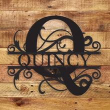 Load image into Gallery viewer, Fancy Monogram - Metal Wall Art/Decor