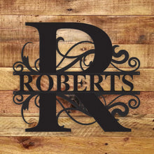 Load image into Gallery viewer, Fancy Monogram - Metal Wall Art/Decor