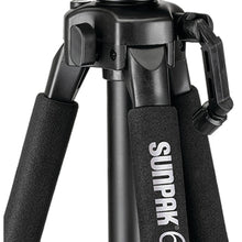Load image into Gallery viewer, Sunpak 6630LX 66" Camera and Video Tripod with Adapters