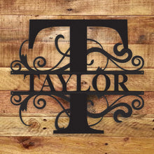 Load image into Gallery viewer, Fancy Monogram - Metal Wall Art/Decor
