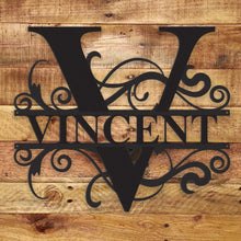 Load image into Gallery viewer, Fancy Monogram - Metal Wall Art/Decor